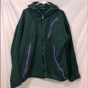 North face zip up fleece